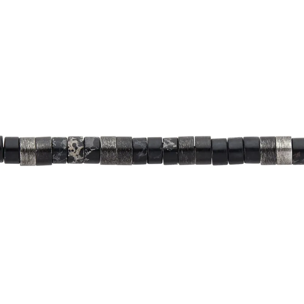 Bracelet Acier Noir Pierres Synthetiques|PHEBUS HIM Discount