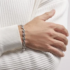 Bracelet Phebus Him Badice Acier Blanc