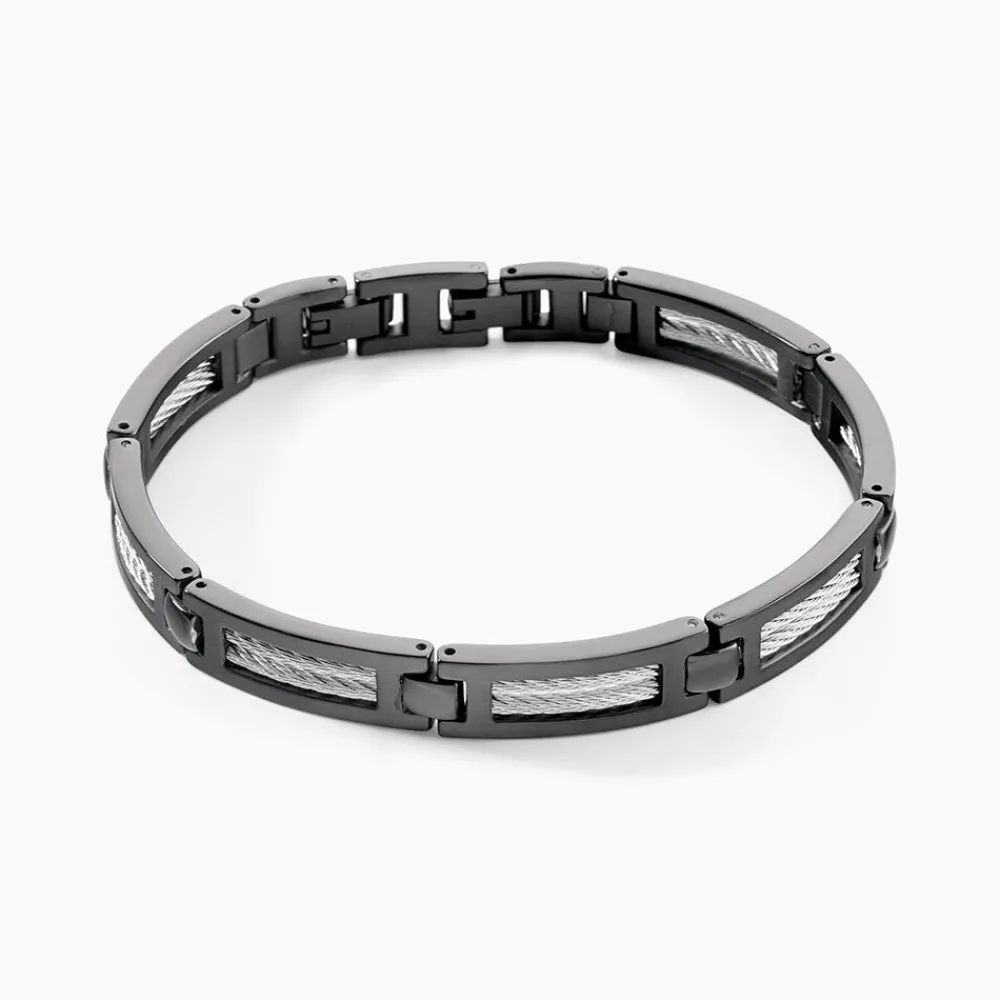 Bracelet Cosme Acier Noir|PHEBUS HIM