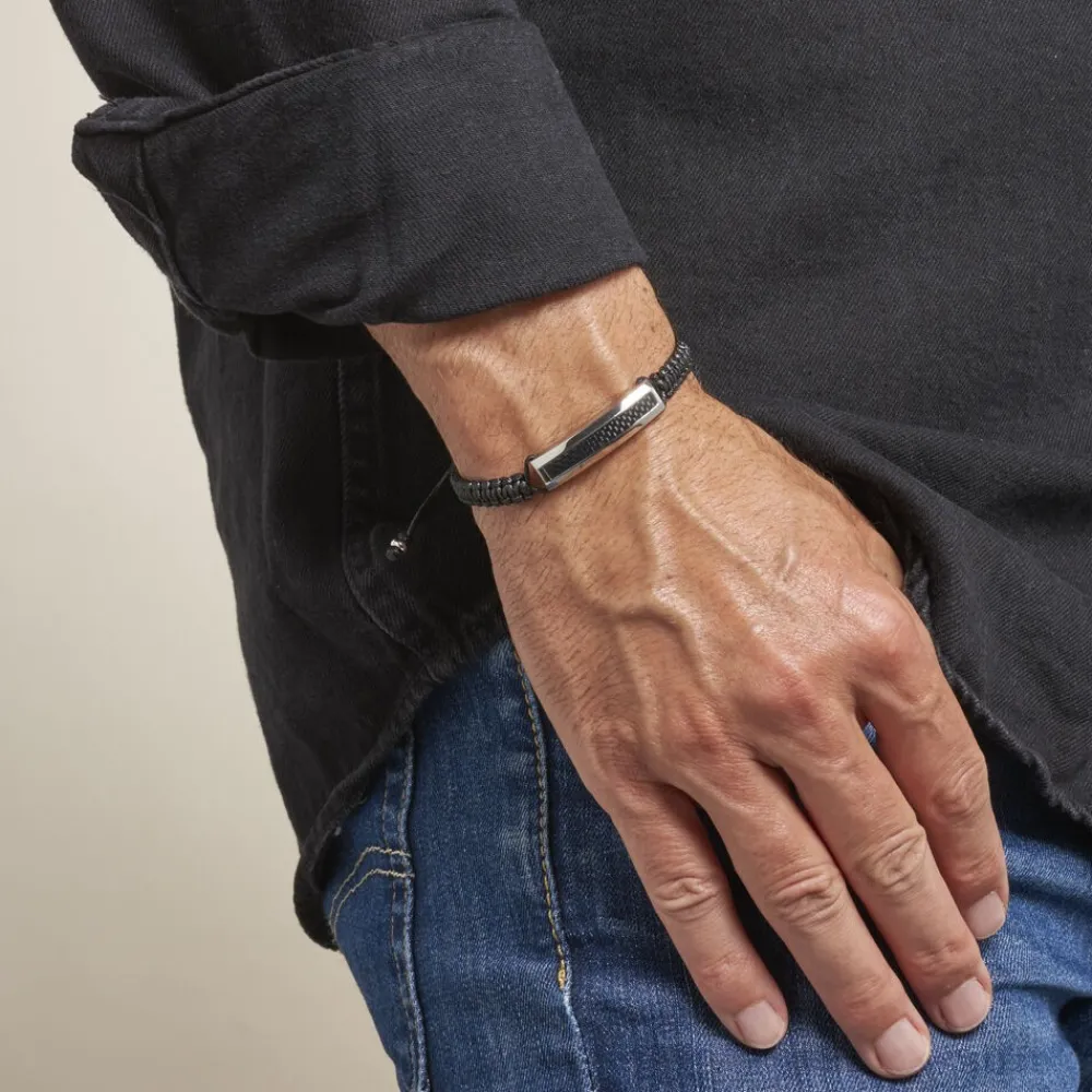 Bracelet Eliasse Acier Blanc|PHEBUS HIM