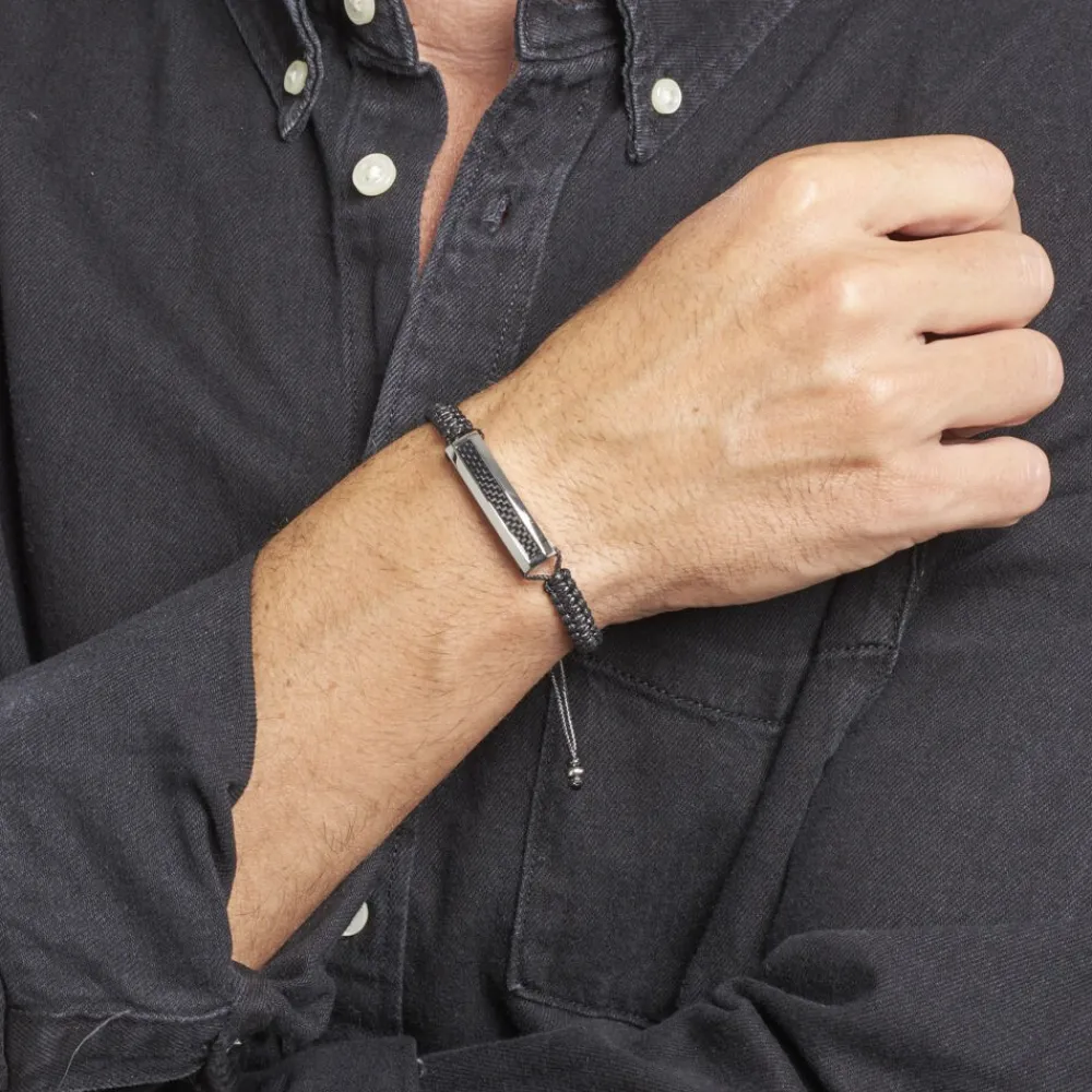 Bracelet Eliasse Acier Blanc|PHEBUS HIM