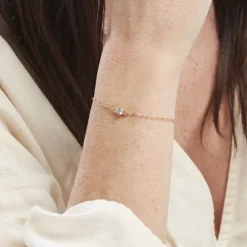 Bracelet Plaqué Or Jaune Lyn Oxyde De Zirconium|Marc Orian New
