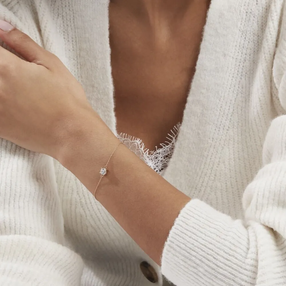 Bracelet Plaqué Or Jaune Nilay Oxyde De Zirconium|Marc Orian Online