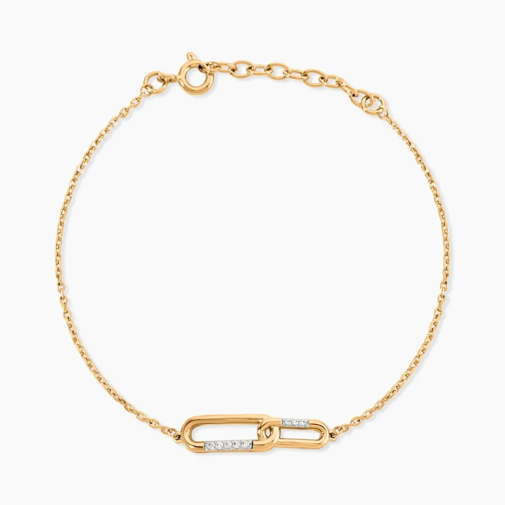 Bracelet Plaqué Or Mietta Oxydes De Zirconium|Marc Orian Online