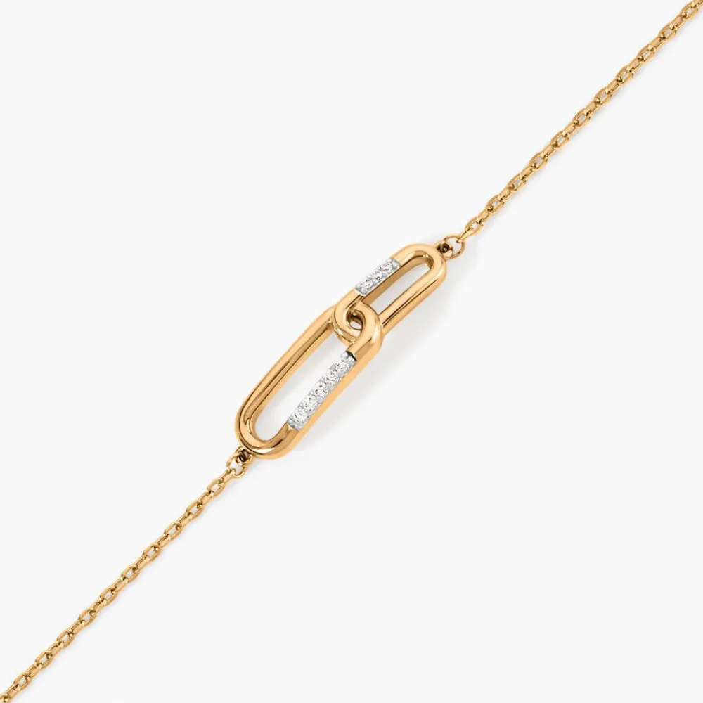 Bracelet Plaqué Or Mietta Oxydes De Zirconium|Marc Orian Online