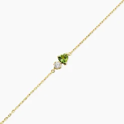 Bracelet Poem Argent Jaune Péridot Oxyde De Zirconium|Marc Orian New