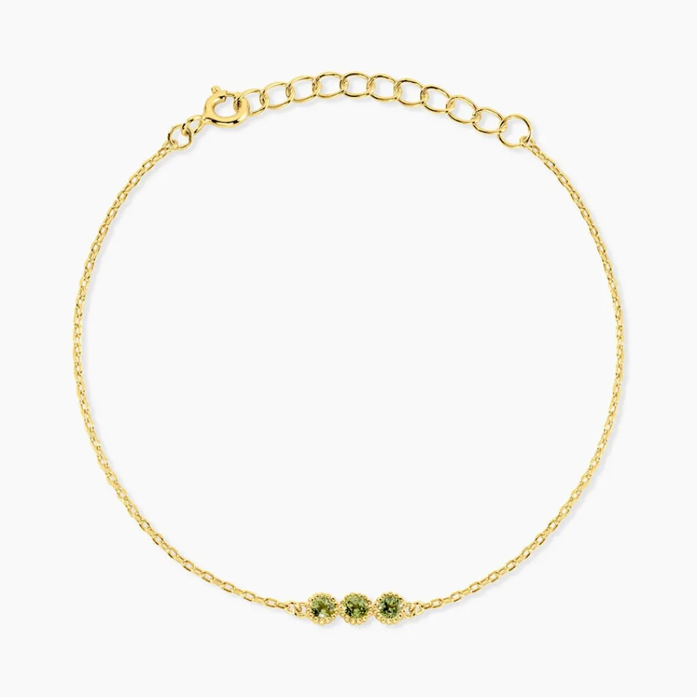 Bracelet Poem Argent Jaune Péridot|Marc Orian Clearance