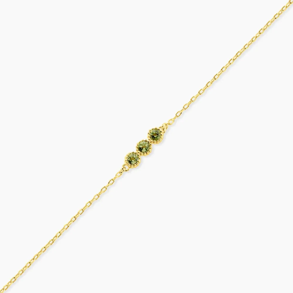 Bracelet Poem Argent Jaune Péridot|Marc Orian Clearance