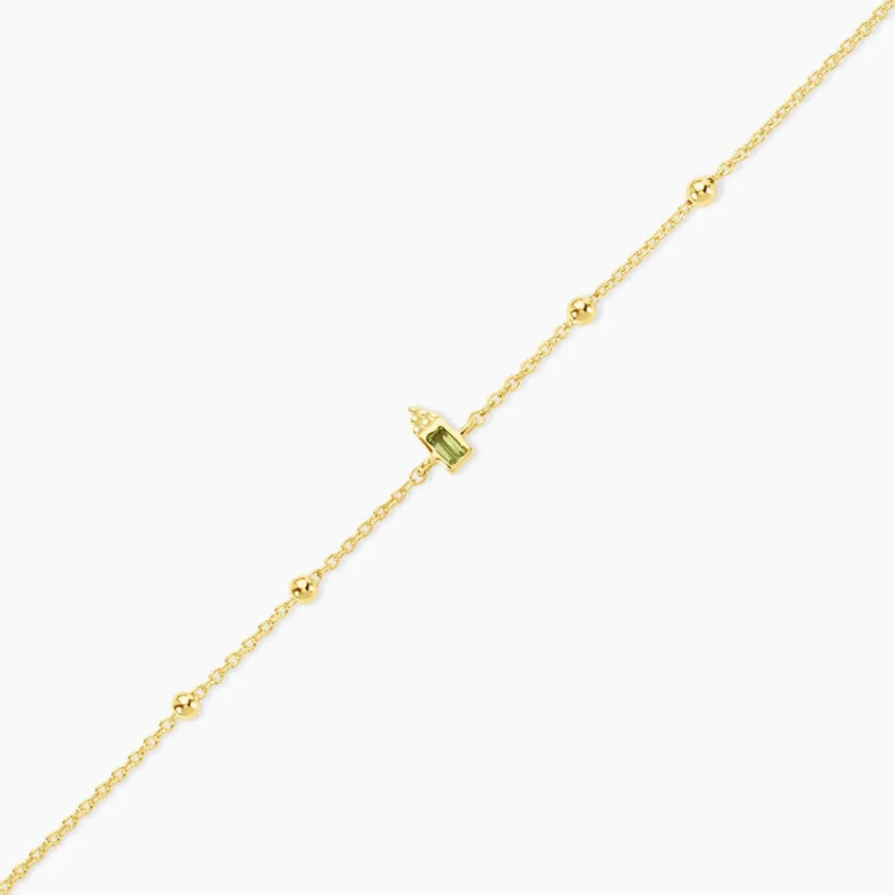Bracelet Poem Argent Jaune Péridot|Marc Orian