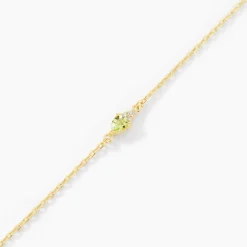 Bracelet Poem Argent Jaune Péridot Oxyde De Zirconium|Marc Orian New
