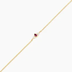 Bracelet Poem Argent Jaune Rhodolite Oxyde De Zirconium|Marc Orian Hot
