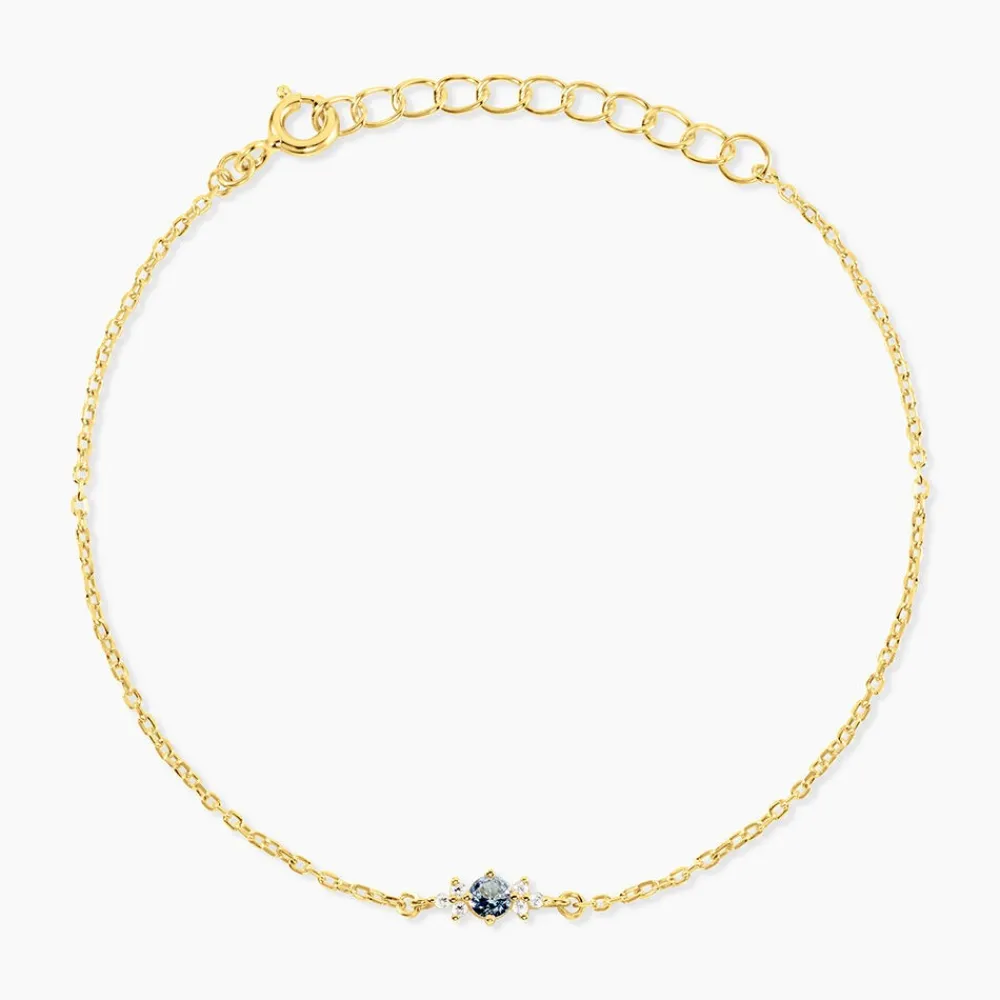 Bracelet Poem Argent Jaune Topaze Oxyde De Zirconium|Marc Orian Discount