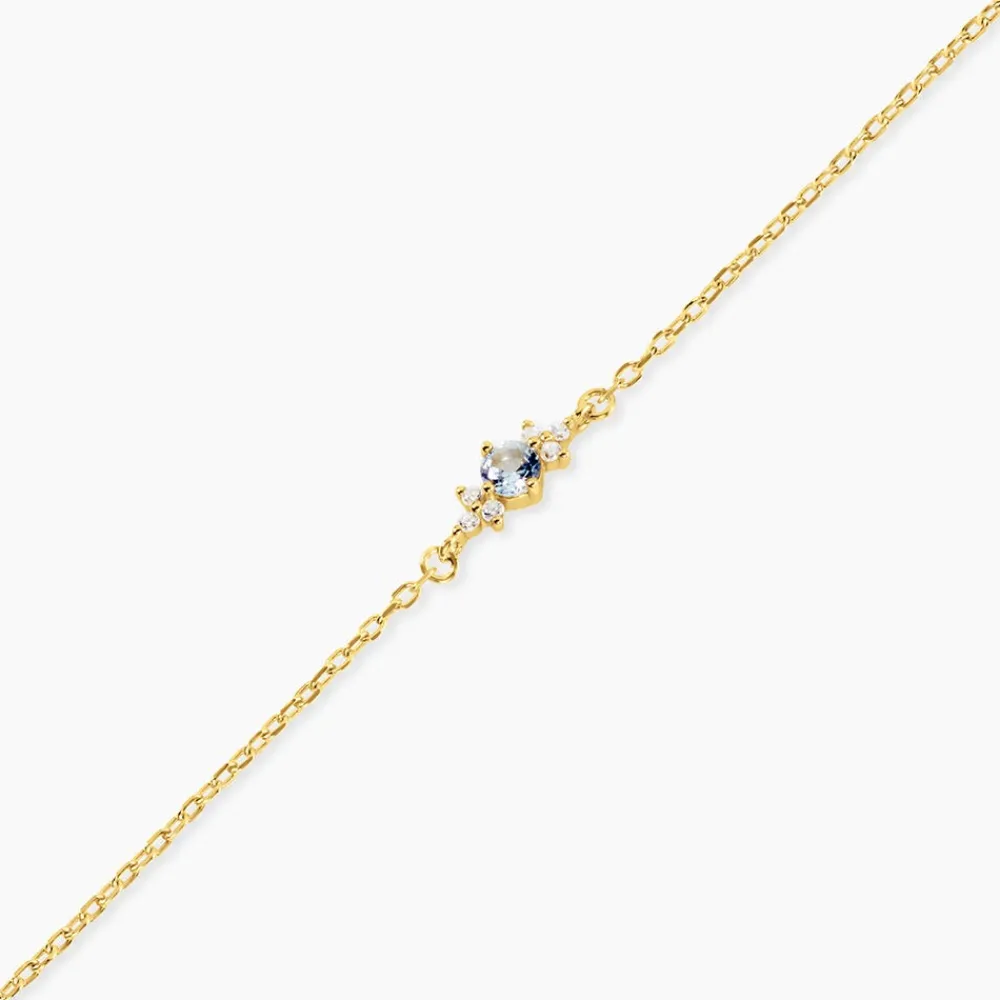 Bracelet Poem Argent Jaune Topaze Oxyde De Zirconium|Marc Orian Discount