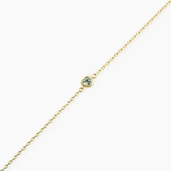 Bracelet Poem Argent Jaune Topaze Bleu Sky