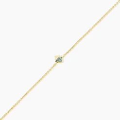 Bracelet Poem Argent Jaune Topaze