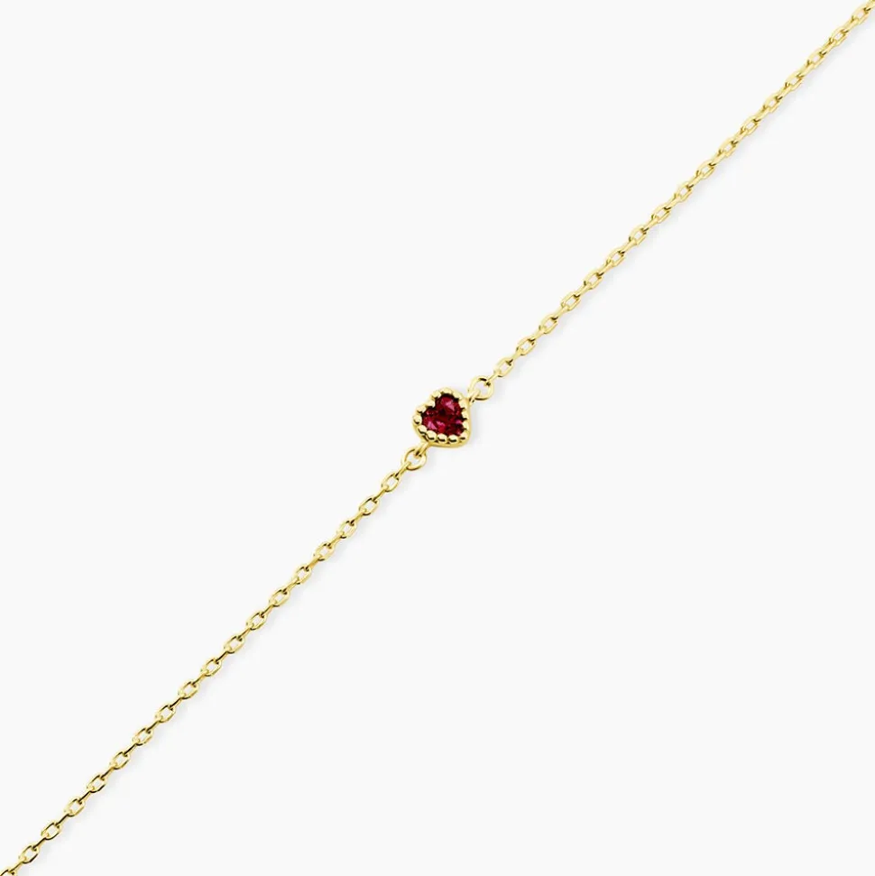 Bracelet Poem Argent Jaune Tourmaline