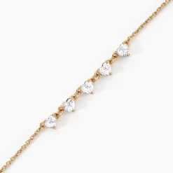 Bracelet Poésie Rosée Plaque Or Jaune Oxyde De Zirconium|Marc Orian Clearance