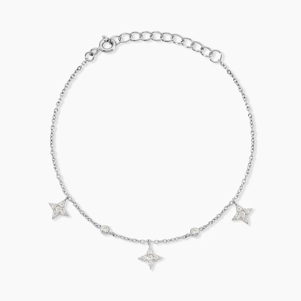 Bracelet Pricille Argent Blanc Oxyde De Zirconium