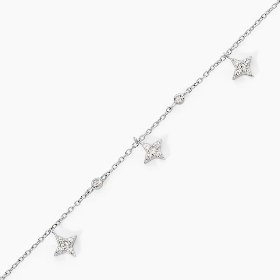 Bracelet Pricille Argent Blanc Oxyde De Zirconium