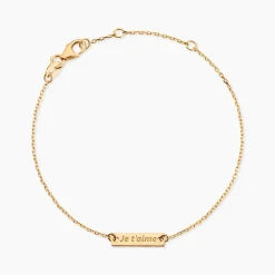 Bracelet Promesse Plaqué Or Jaune|Marc Orian Hot