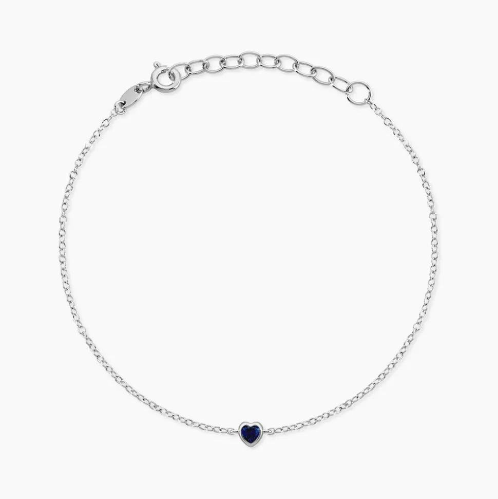 Bracelet Querida Argent Blanc Pierre De Synthese