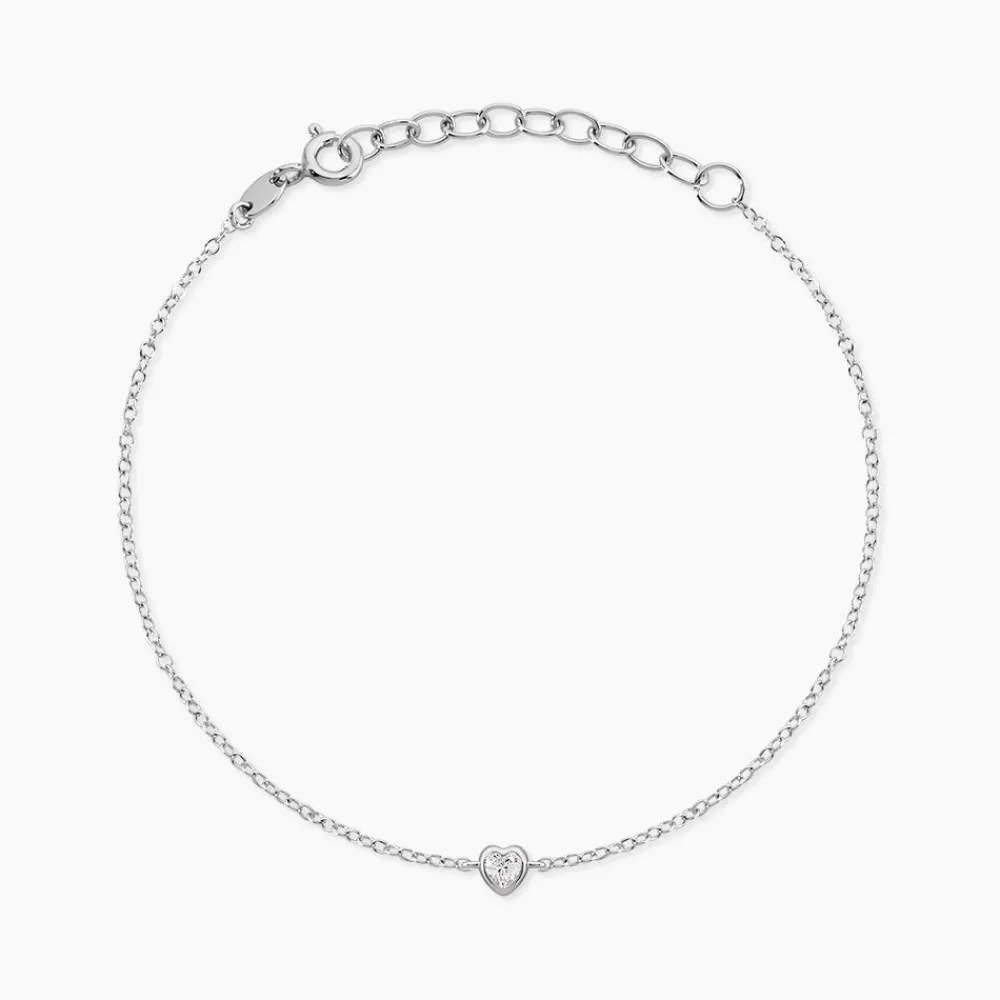 Bracelet Querida Argent Blanc Oxyde De Zirconium|Marc Orian Clearance