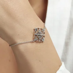 Bracelet Raelene Argent Blanc|Marc Orian New