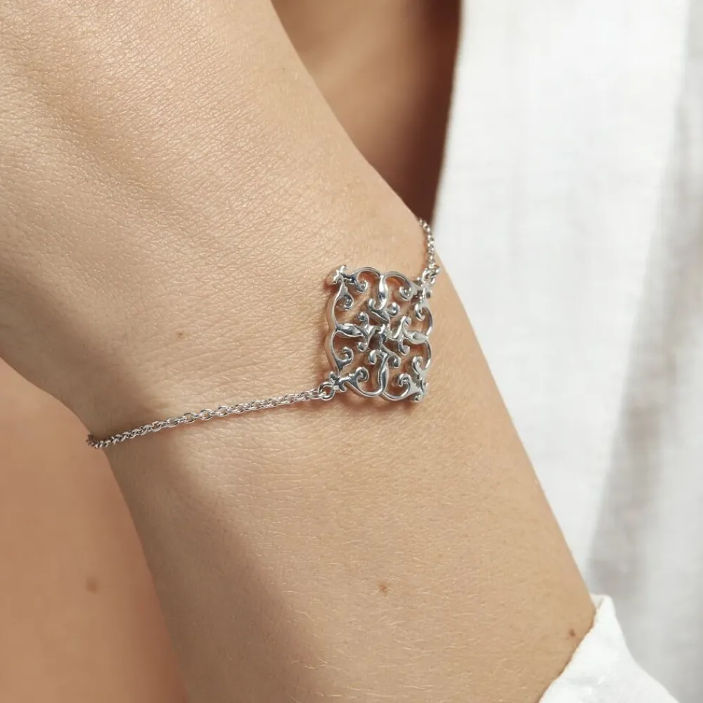 Bracelet Raelene Argent Blanc|Marc Orian New