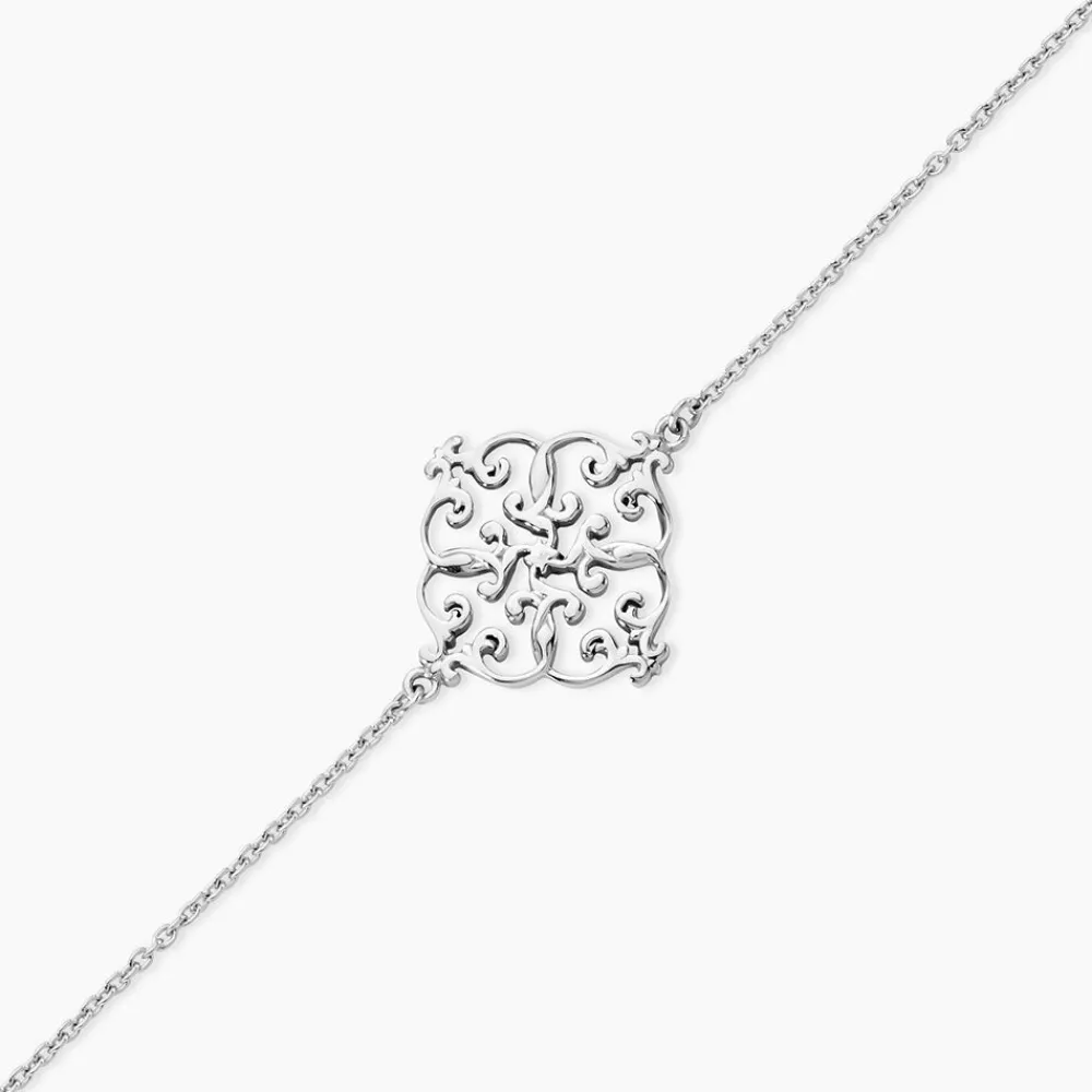 Bracelet Raelene Argent Blanc|Marc Orian New