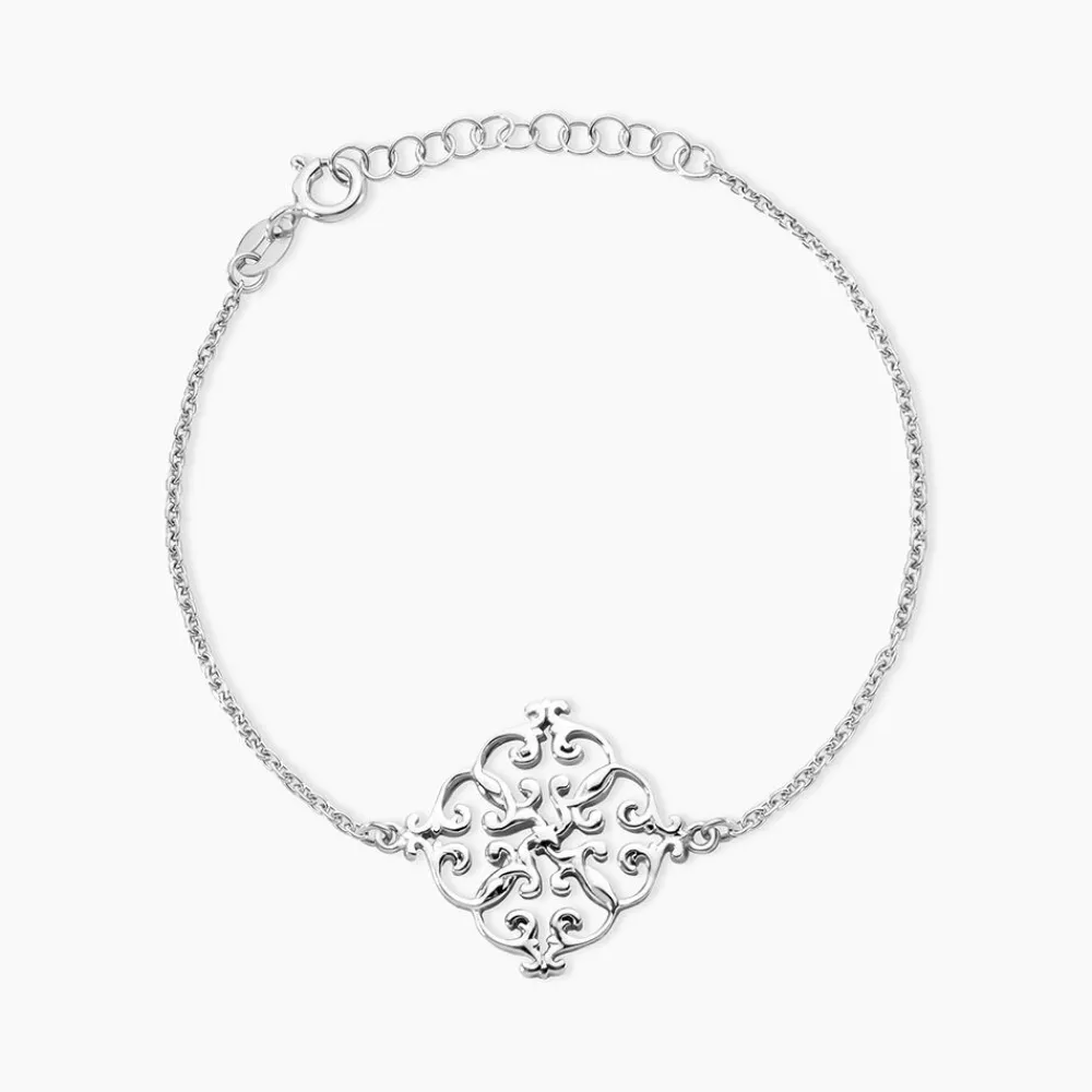 Bracelet Raelene Argent Blanc|Marc Orian New