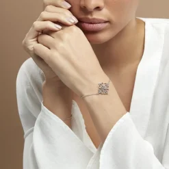 Bracelet Raelene Argent Blanc|Marc Orian New