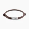 Bracelet Randal Acier Blanc Lapis Lazuli