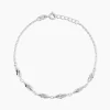 Bracelet Raska Argent Blanc