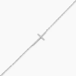 Bracelet Rayan Argent Blanc Oxyde De Zirconium
