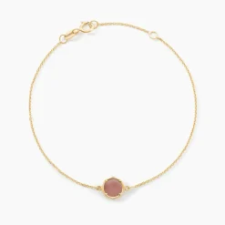 Bracelet Reflets Pop Or Jaune Calcédoine