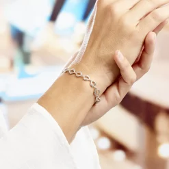 Bracelet Rinae Argent Blanc|Marc Orian Hot