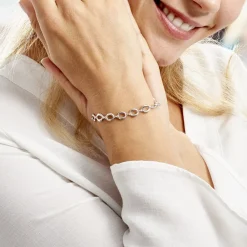 Bracelet Rinae Argent Blanc|Marc Orian Hot