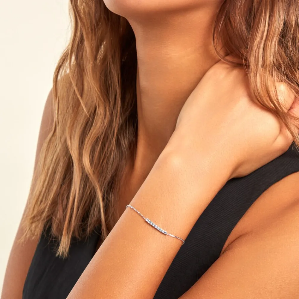 Bracelet Rio Argent Blanc Oxyde De Zirconium|Marc Orian Outlet