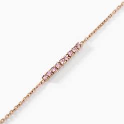 Bracelet Rio Argent Rose Oxyde De Zirconium|Marc Orian Online
