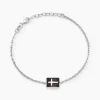Bracelet Romaji Argent Blanc
