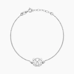 Bracelet Romy Origami Argent Blanc|Marc Orian New