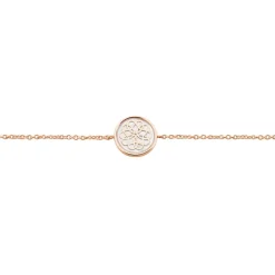 Bracelet Rosae Argent Rose Nacre|Marc Orian New