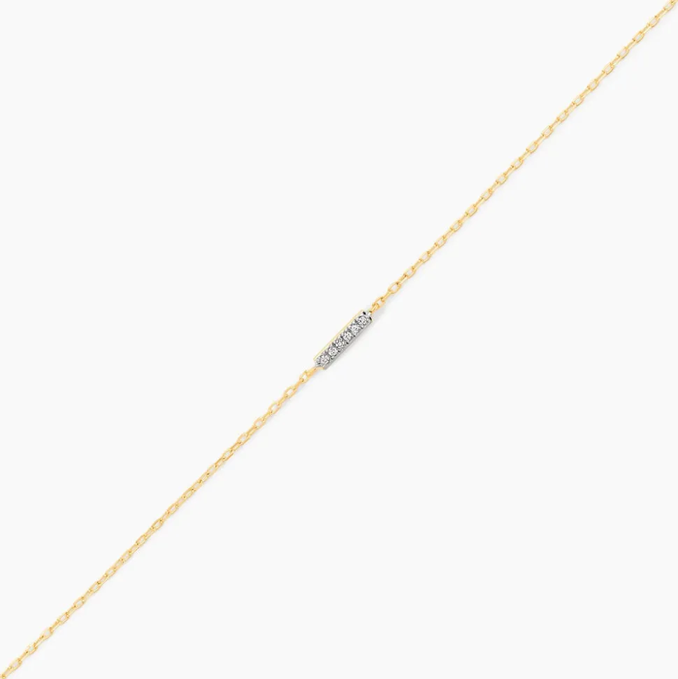 Bracelet Rosalin Or Jaune Diamant