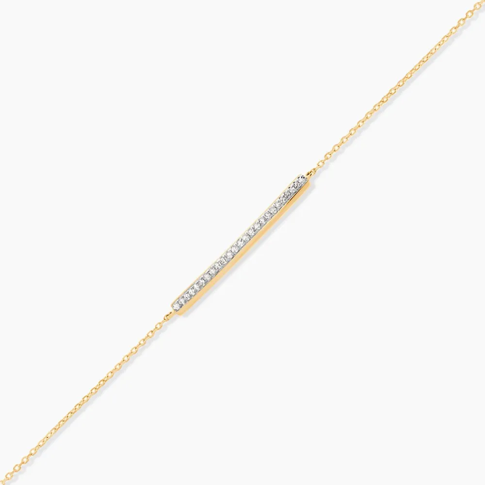 Bracelet Sahteene Or Jaune Diamant|Marc Orian