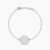 Bracelet Salematou Argent Blanc