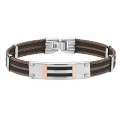 Bracelet Sawssan Or Acier Bicolore