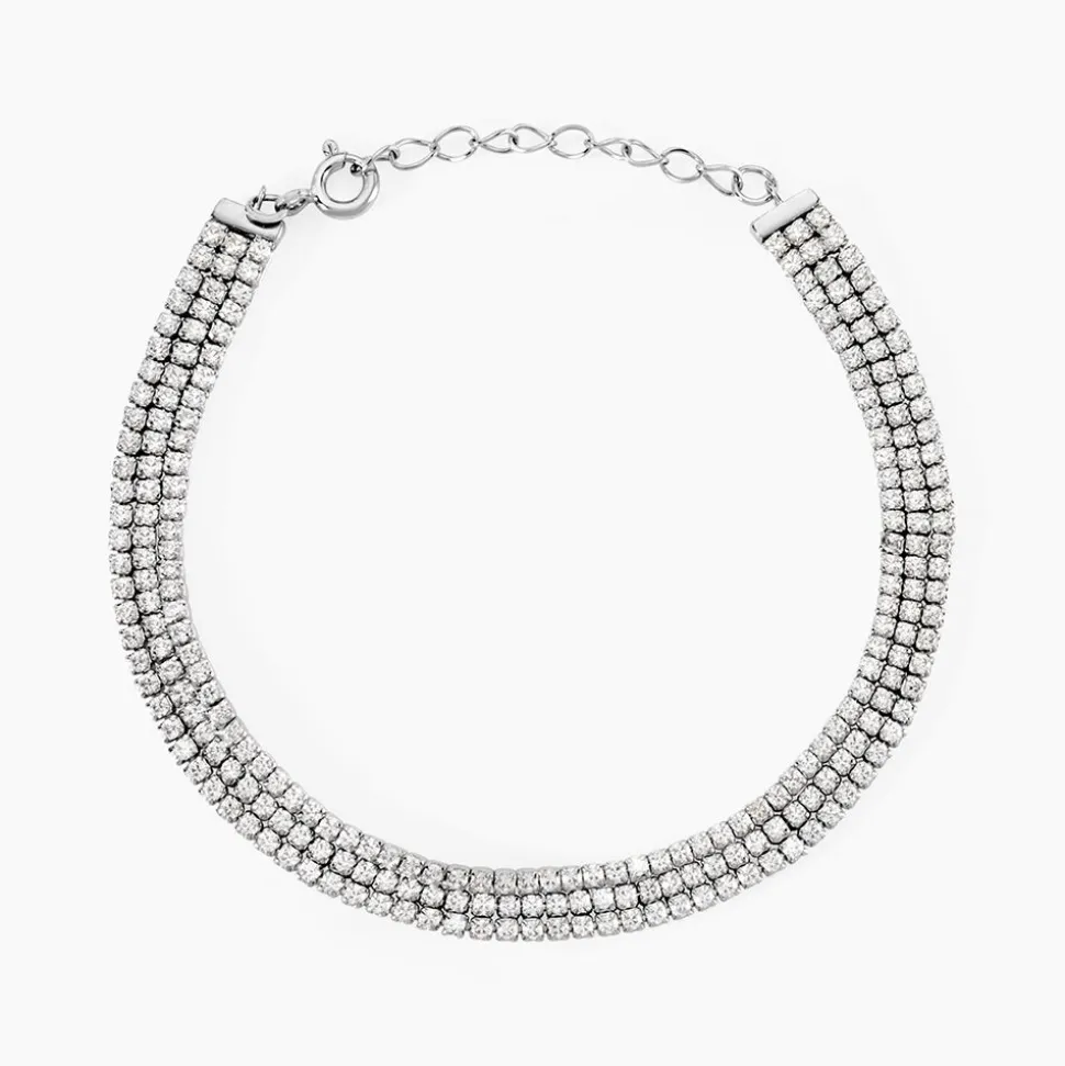 Bracelet Serenna Argent Blanc Oxyde De Zirconium