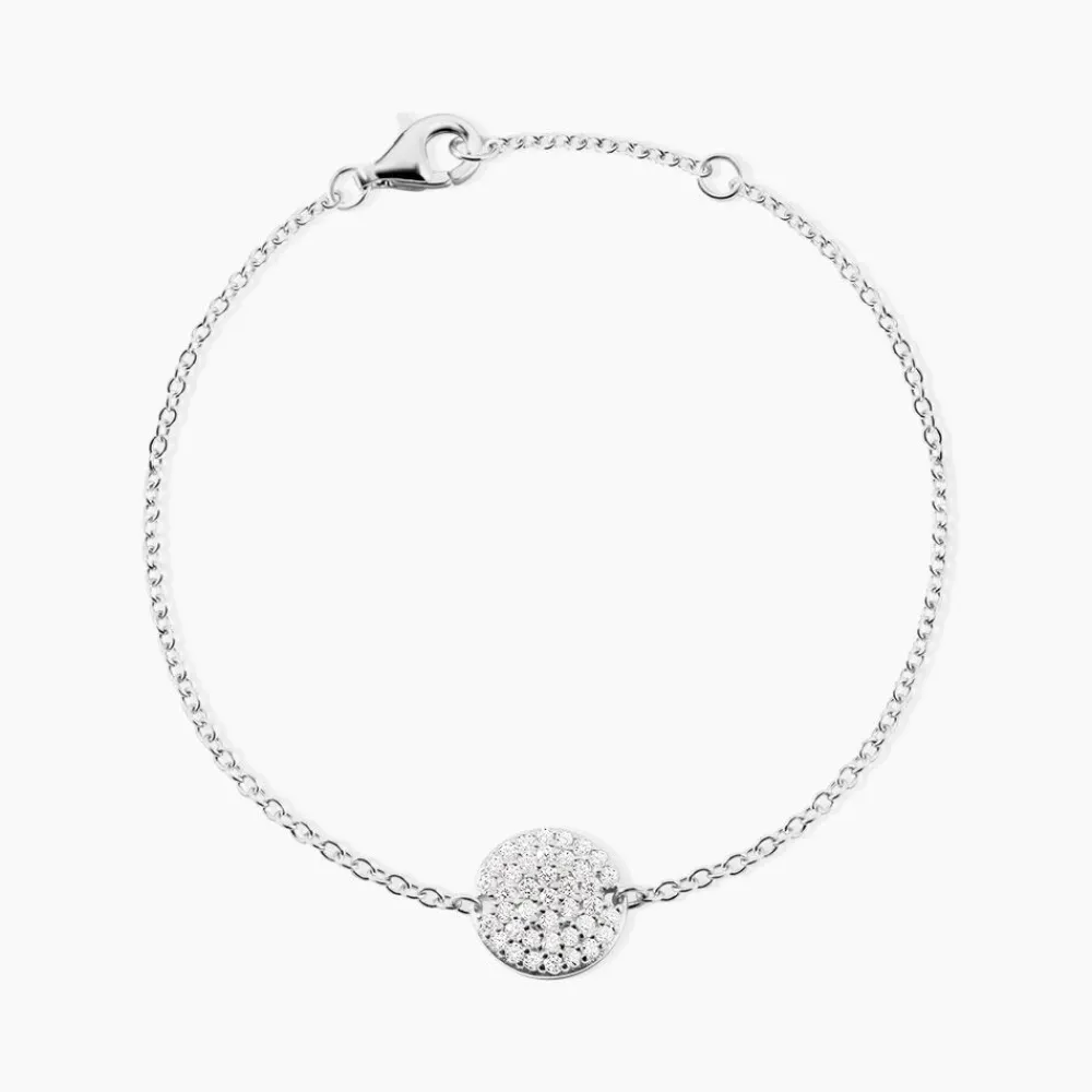 Bracelet Sharma Argent Blanc Oxyde De Zirconium|Marc Orian Hot