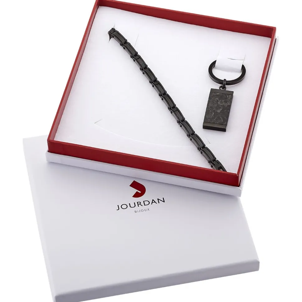 Bracelet Sheron Acier Noir