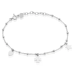 Bracelet Shyama Argent Blanc|Marc Orian New